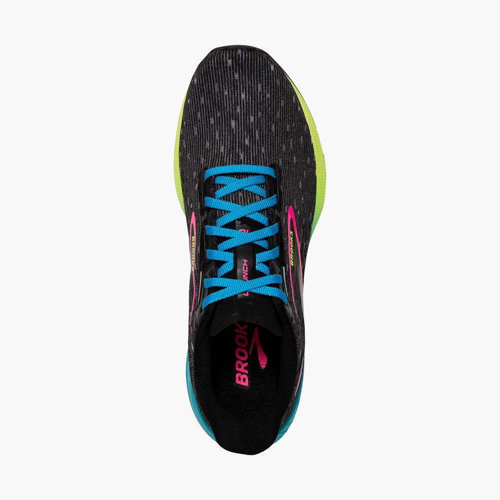 Chaussures Running Route Brooks Launch 10 Blanche Noir Homme | QOD-4517816